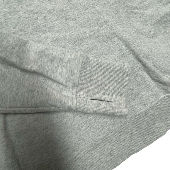 Lululemon Scuba Pullover Heathered Core Ultra Light Grey Size 4 - Picture 6 of 16